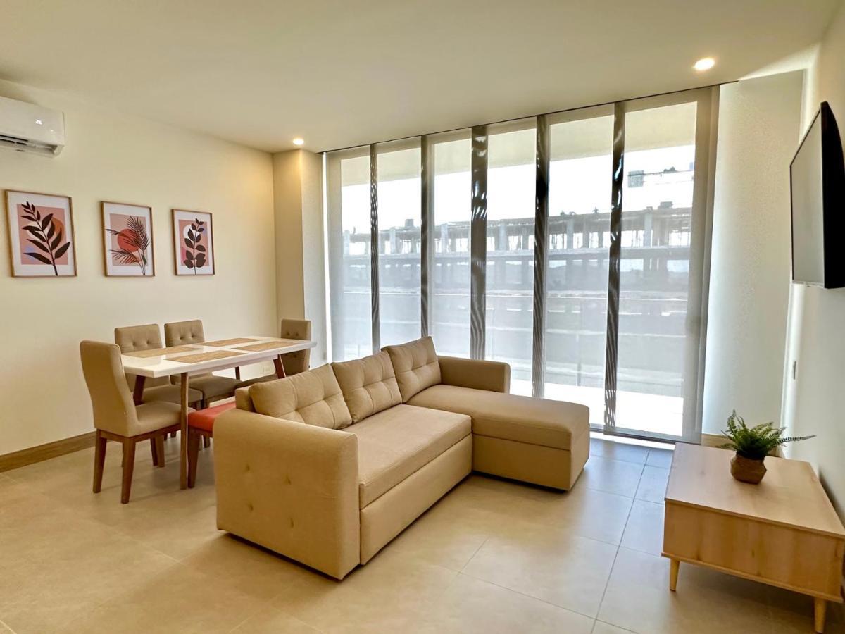 Apartamento En Condominio De Lujo Morros Zoe, Frente Al Mar Con Salida Directa A La Playa, En Serena Del Mar Cartagena De Indias — Photos 1